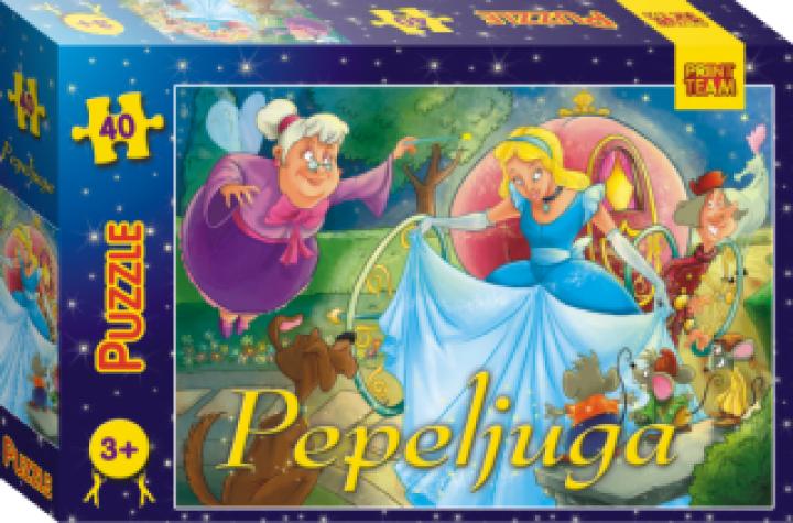 puzzle 40 pc pepeljuga 
