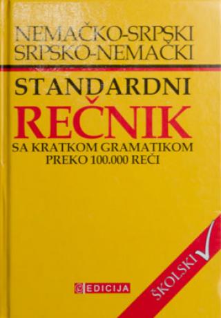 srpsko nemački ,nemačko srpski rečnik sa gramatikom radmila lazović 