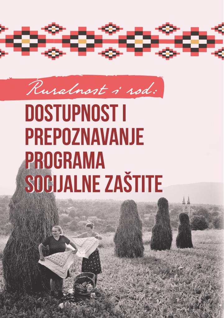 ruralnost i rod dostupnost i prepoznavanje programa socijalne zaštite, jelena ćeriman 