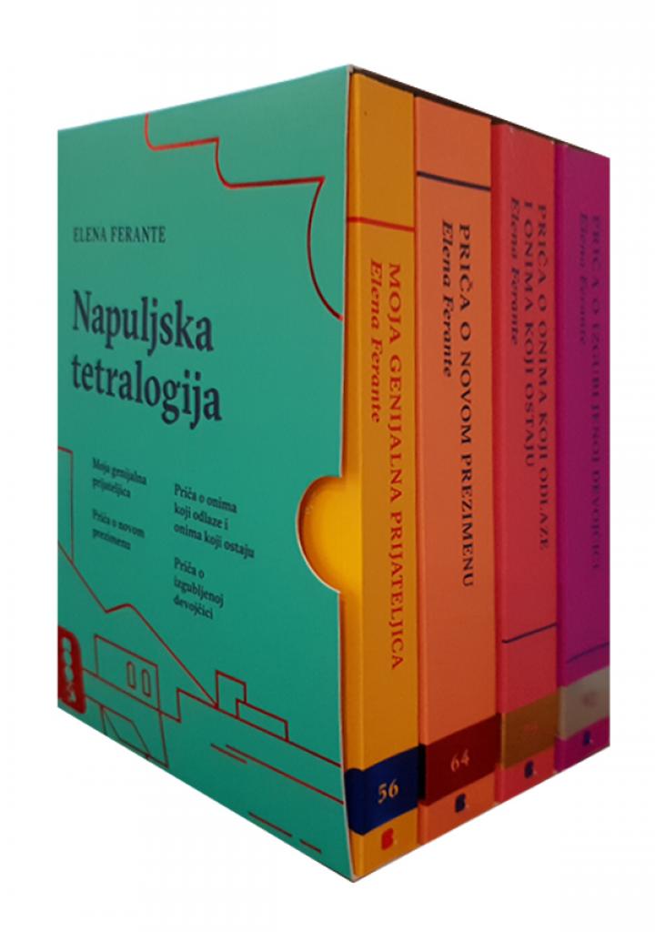 napuljska tetralogija komplet 4 knjige sa kutijom 