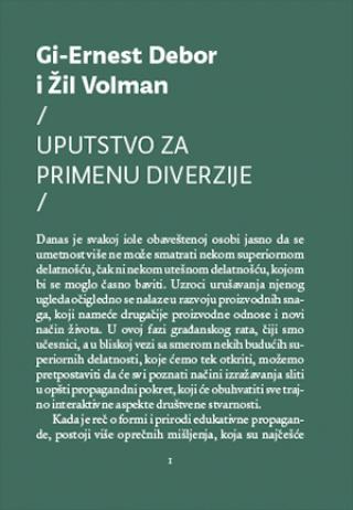 uputstvo za primenu diverzije gi debor žil volman 