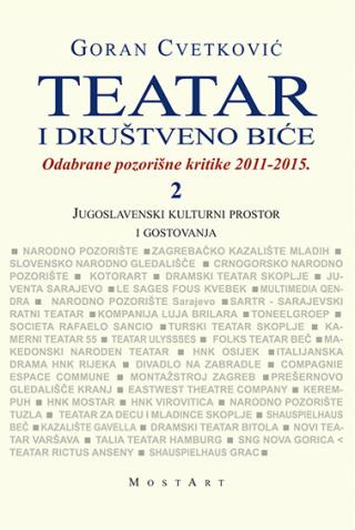 teatar i društveno biće knjiga 2 jugoslavenski kulturni prostor i gostovanja goran cvetković 