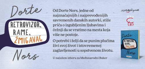 dorte nors, retrovozor, rame, žmigavac 
