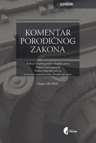 komentar porodičnog zakona marija draškić 