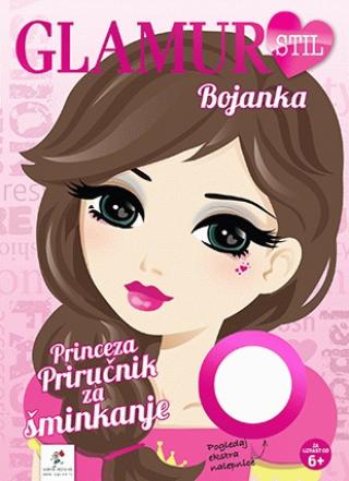 princeza priručnik za šminkanje glamur stil bojanka 