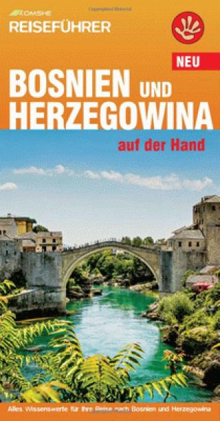 bosnien und herzegowina auf der hand 