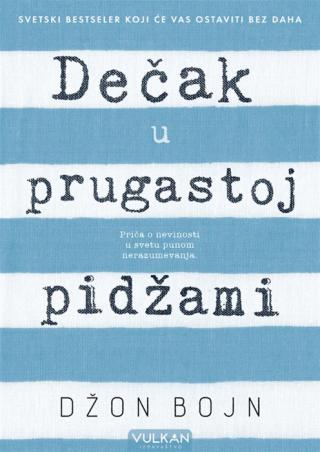 dečak u prugastoj pidžami 