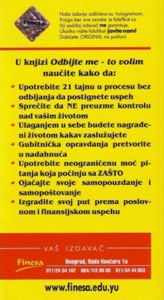 odbijte me, to volim džon furman 