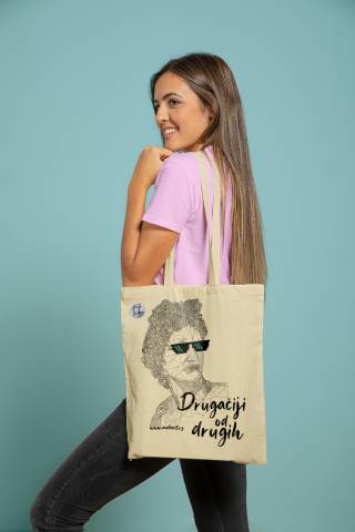 pamučna torba ceger drugačiji od drugih (naočari) makart 