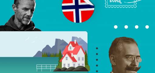 put oko sveta s knjigom norveška 