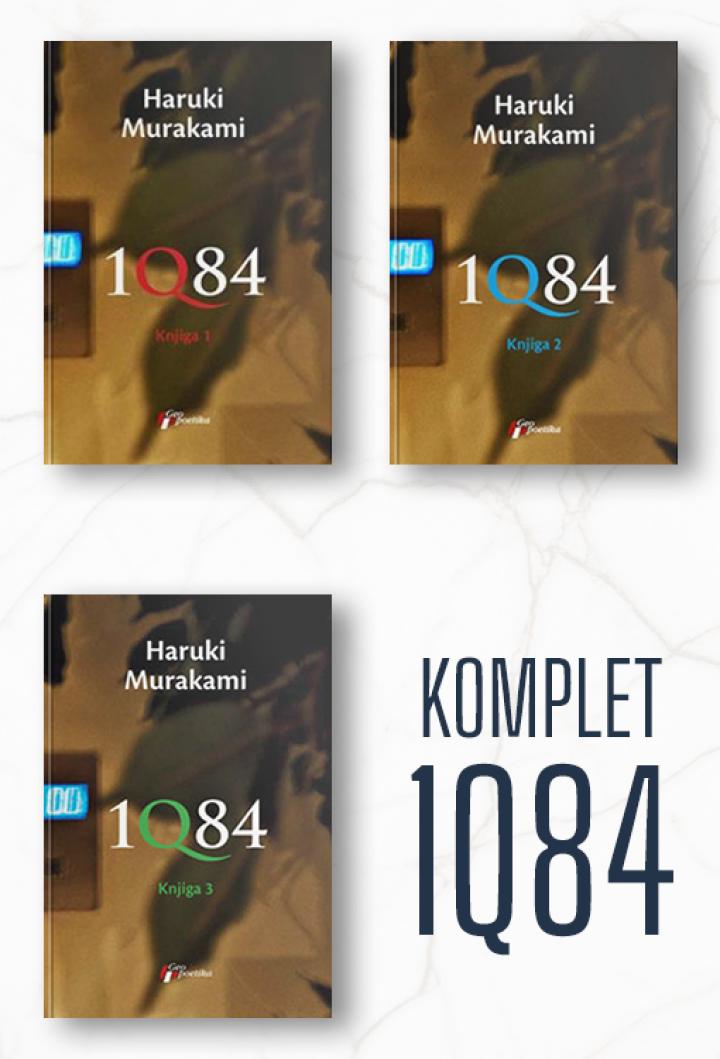 1q84 komplet (knjige 1, 2 i 3), haruki murakami 