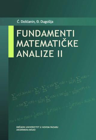fundamenti matematičke analize ii 
