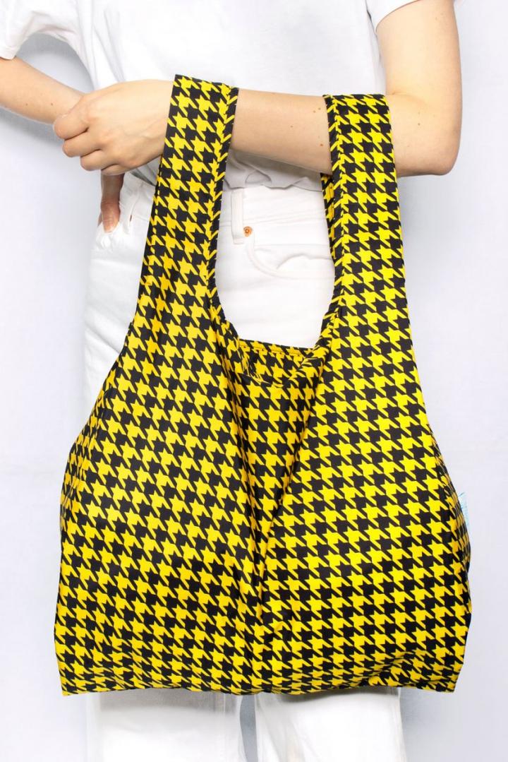 kind bag reusable medium bag dogtooth 