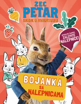 zec petar skok u avanturu bojanka sa nalepnicama beatriks poter 