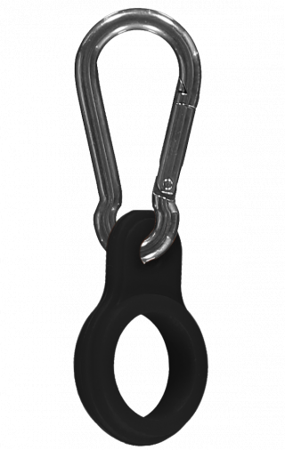 carabiner monochrome black 