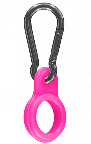 carabiner neon pink  