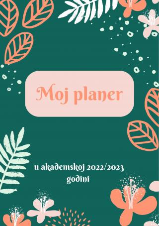 moj planer u akademskoj 2022 2023 godini tamara kostić 