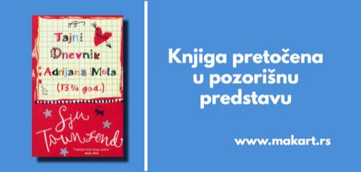 roman tajni dnevnik adrijana mola pretočen u rokenrol predstavu pozorišta boško buha  