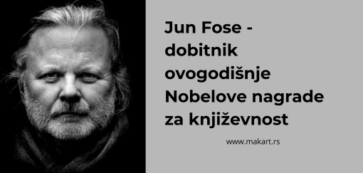 jun fose dobitnik ovogodišnje nobelove nagrade za književnost 