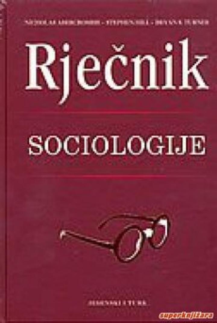 rječnik sociologije 