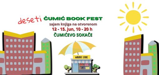 deseti čumić book fest 12 do 15 jun 