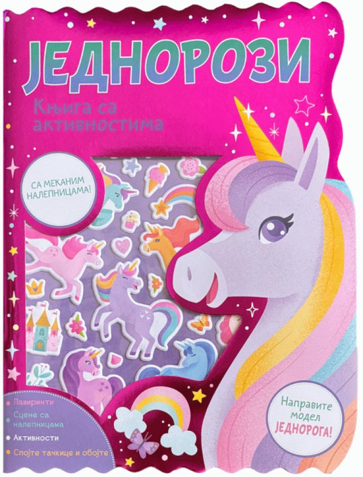 knjiga sa aktivnostima jednorozi 