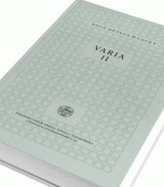 varia ii hose ortega i gaset 