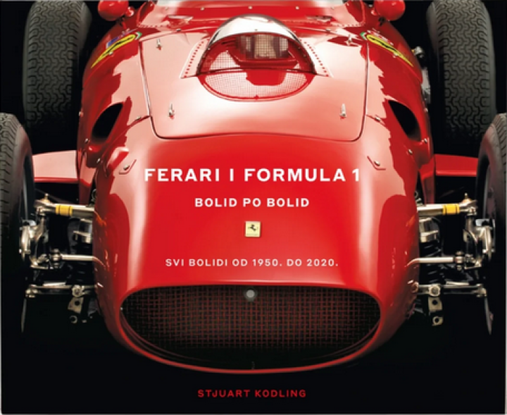 knjiga ferari i formula 1 svi bolidi od 1950 do 2020  