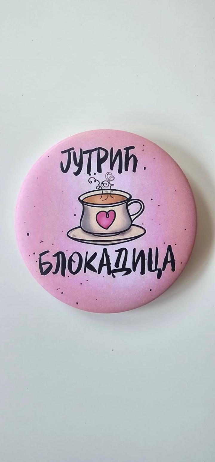 bedž jutrić blokadica 