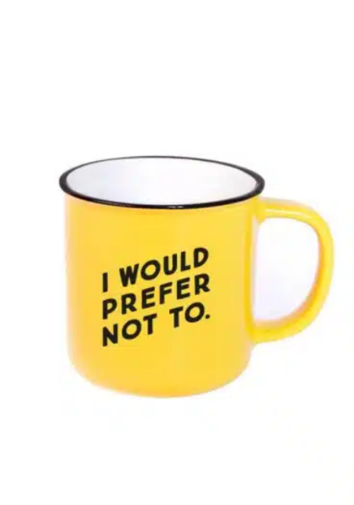 lonče i would prefer not to žuta 