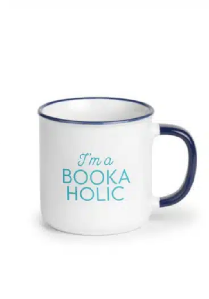 lonče i m a bookaholic belo teget 