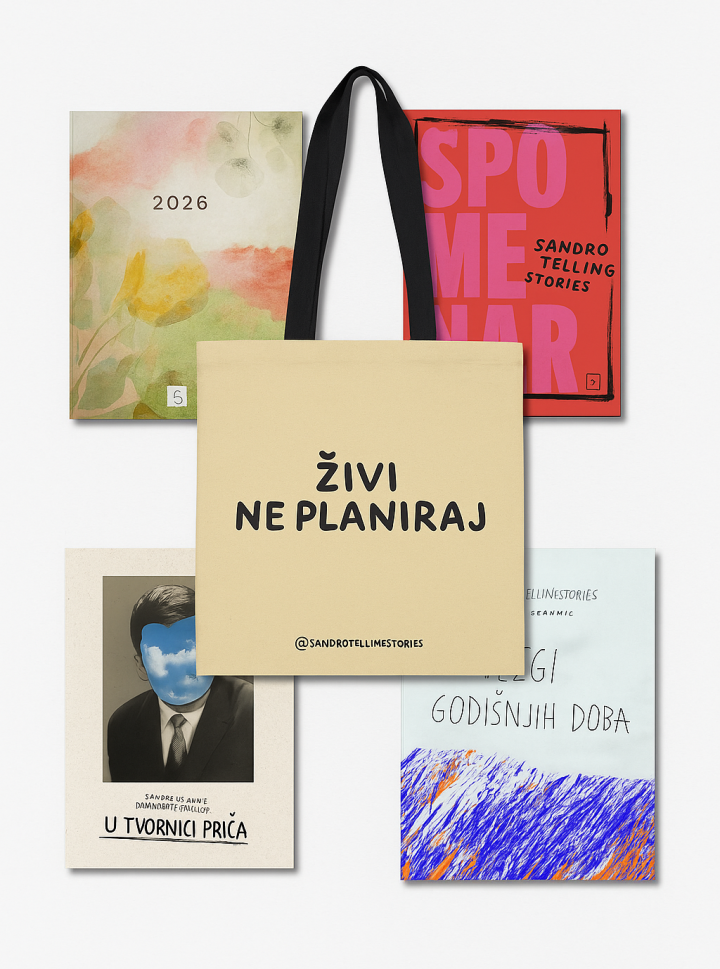 sandrotelling stories komplet 1 4 knjige ceger živi, ne planiraj 