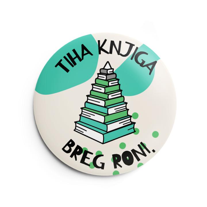 bedž tiha knjiga breg roni 