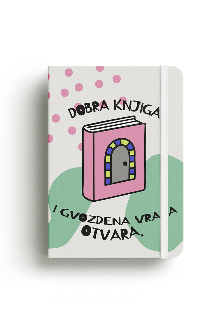 notes dobra knjiga i gvozdena vrata otvara 