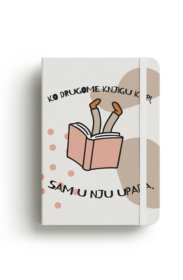 notes ko drugome knjigu kupi, sam u nju upada 