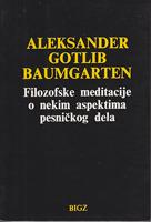 filozofske meditacije o nekim aspektima pesničkog dela  