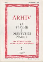dve stotine godina od francuske revolucije arhiv za pravne i društvene nauke 3 1989  