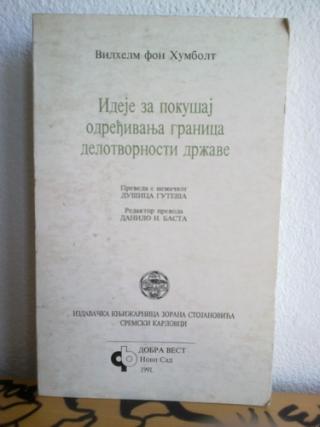 ideja za pokušaj određivanja granica delotvornosti države  