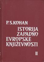 istorija zapadnoevropske književnosti ii iii  