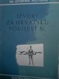 izvori za hrvatsku povijest iv  