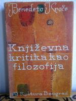 književna kritika kao filozofija  