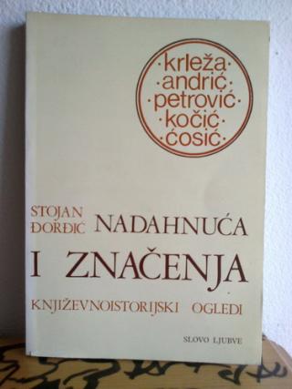 nadahnuća i značenja književnoistorijski ogledi  