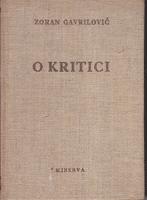 o kritici  