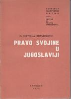 pravo svojine u jugoslaviji  