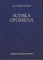 sudska opomena  