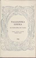 talijanska lirika od postanka do tassa  
