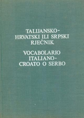 talijansko hrvatski ili srpski rječnik  