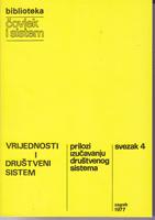vrijednosti i društveni sistem prilozi izučavanju društvenog sistema  
