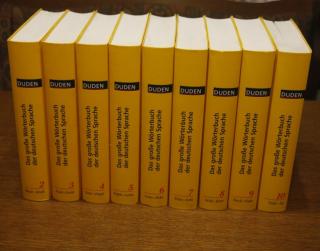 duden das grosse woerterbuch der deutschen sprache  