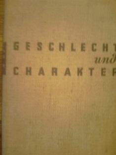 geschlecht und charakter  